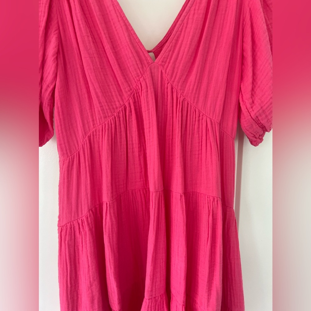 XIRENA Nissa Tiered Puff Sleeve Minidress Sz S - Picture 5 of 14